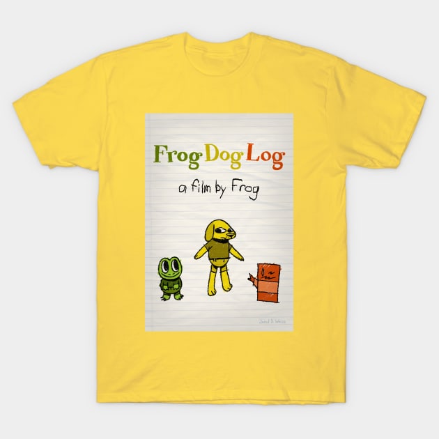 Frog Dog Log - Teaser Poster T-Shirt by jareddweiss